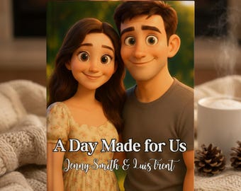 Libro personalizzato di storie d'amore di coppia / Personaggi personalizzati di te e del tuo partner / La tua storia d'amore / Regalo per la persona amata / Libro personalizzato
