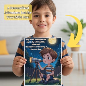 Personalisiertes Kinder Märchenbuch: Name & Charakter 32 Seiten Buch Bild 3