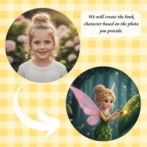 Personalisiertes Kinder Märchenbuch: Name & Charakter 32 Seiten Buch Bild 2