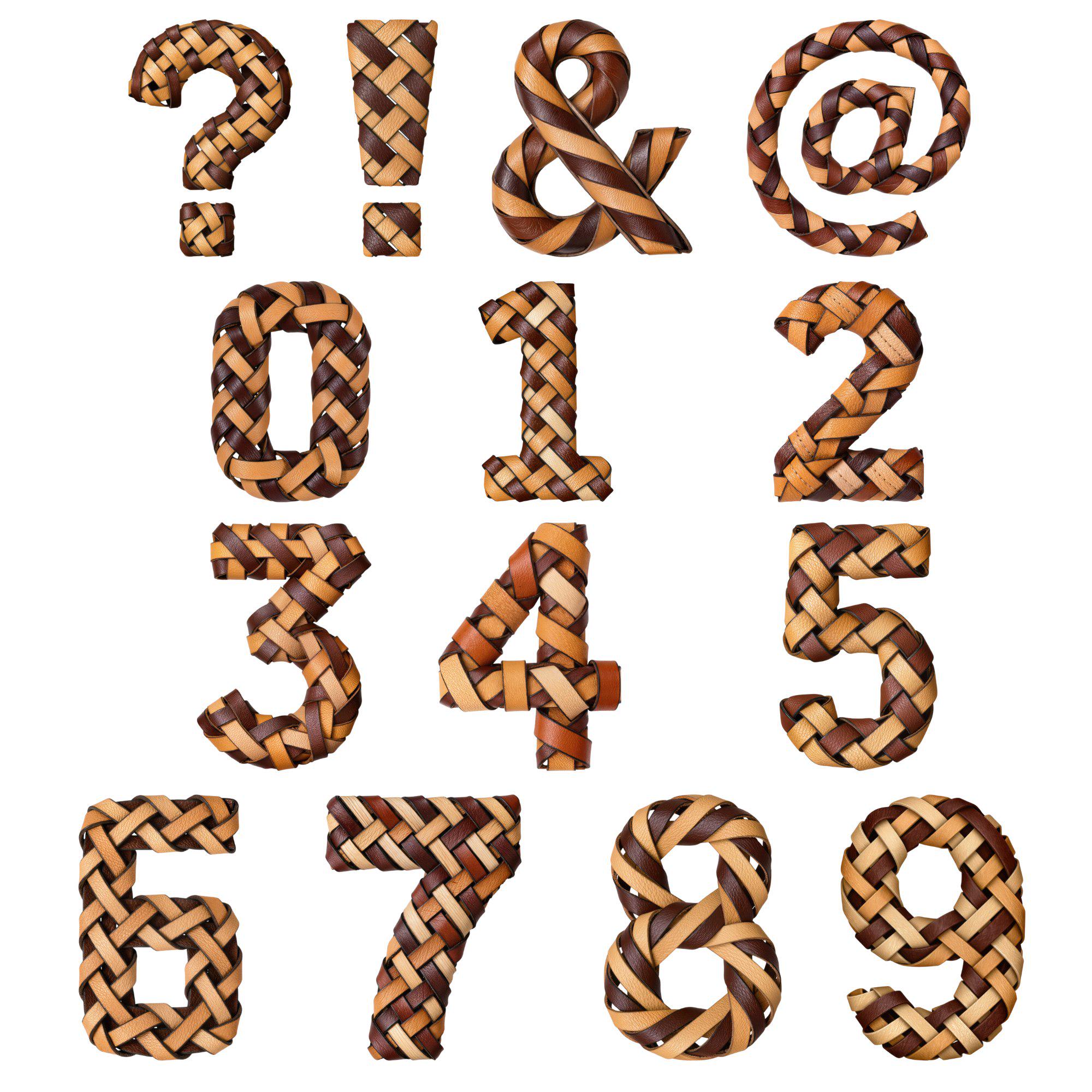 Woven Leather Alphabet PNG: Braided Western Font (digital Download) - Etsy