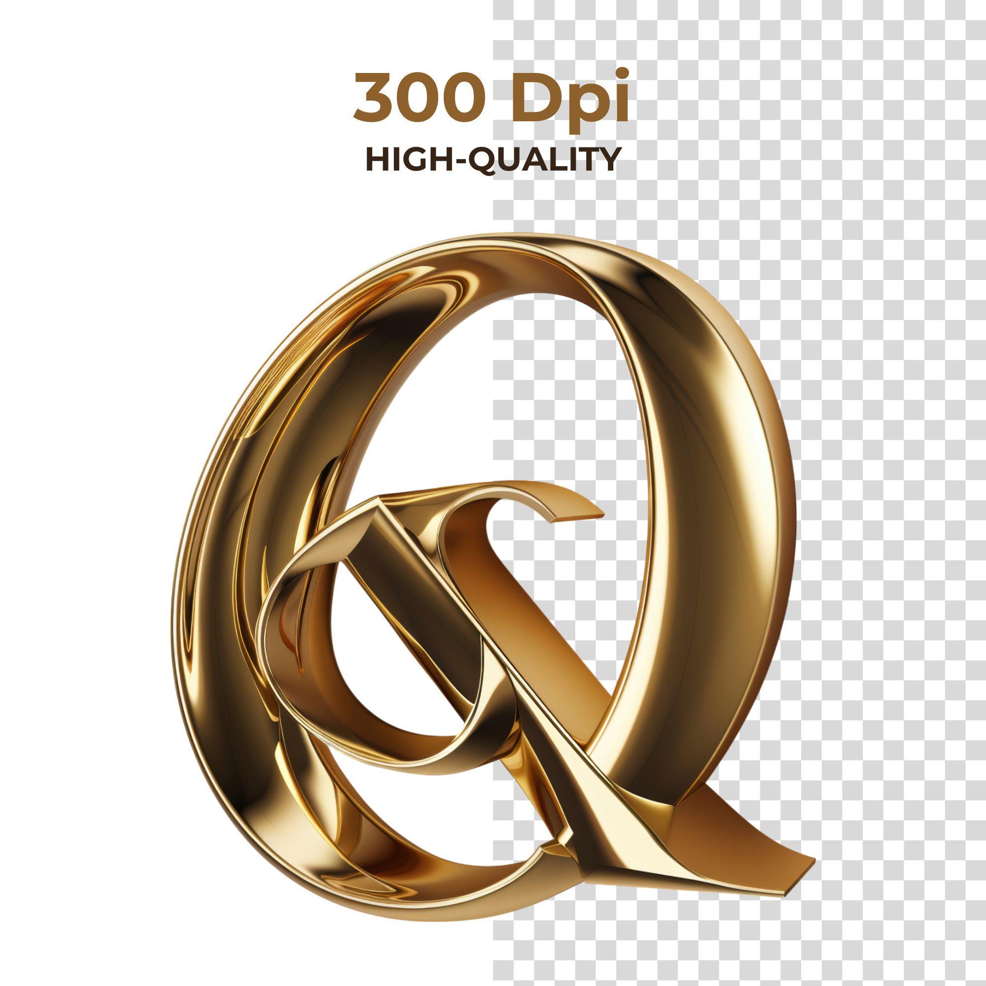 Golden Ratio Alphabet PNG | 3D Gold Letters & Numbers | 37 PNG Set ...