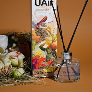 Geur van geliefden, geurverspreider met wilde bloemen, aroma en kruiden, wellnesscadeau voor thuis, housewarmingcadeau, woningverbetering, nieuw huisaroma