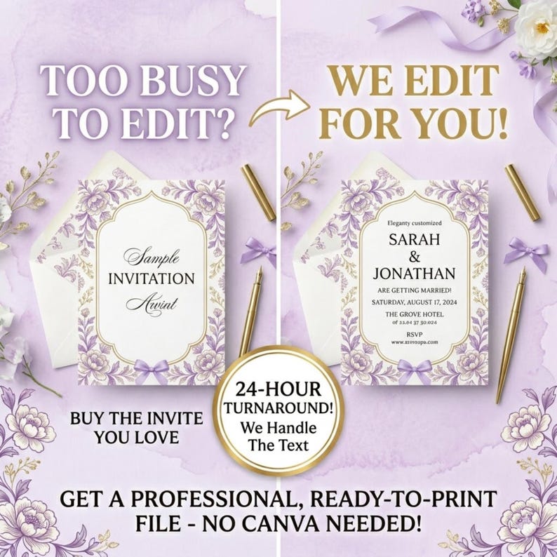 Add-on Edit My Invitation, Personalization Service for Invitations ...