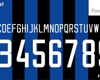 Inter Milan 2002-2004 Font