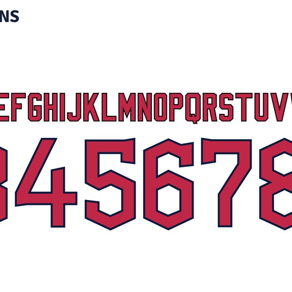 MLB Cleveland Guardians 2023 Font