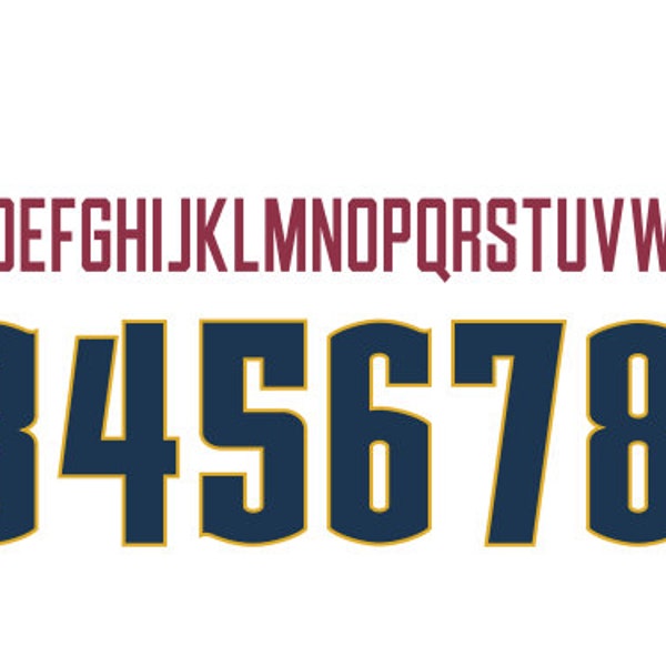 NBA Denver Nuggets 2023 Font