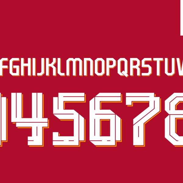 Liverpool 2023-2024 Font