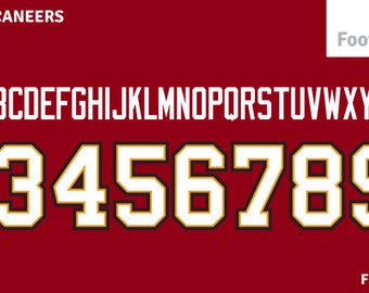 NFL Tampa Bay Buccaneers 2023 Font