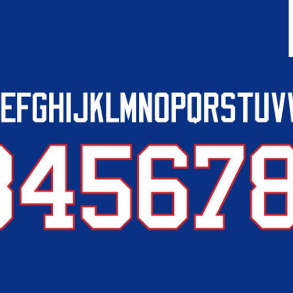 NFL Buffalo Bills 2023 Font