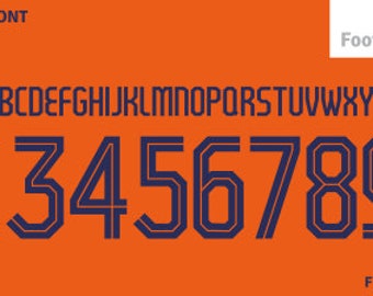 Nederland Euro 2024 Lettertype