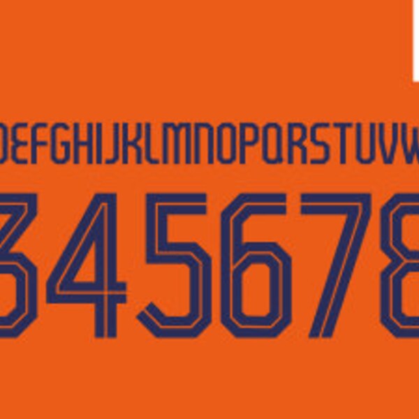 Netherlands Euro 2024 Font