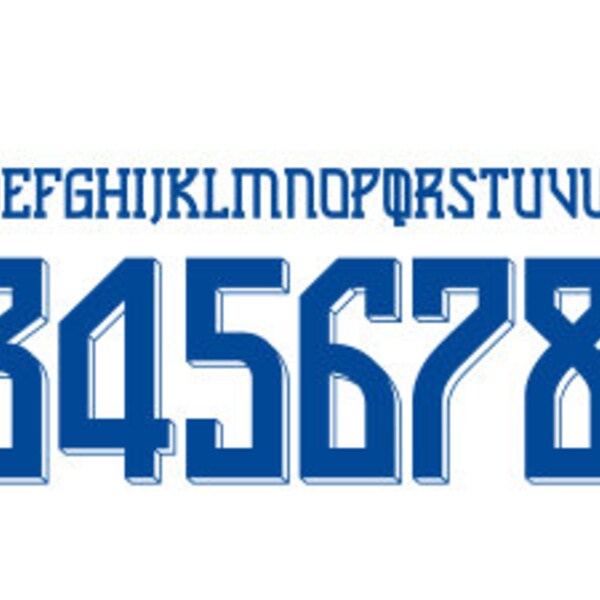 Croatia Euro 2024 Font