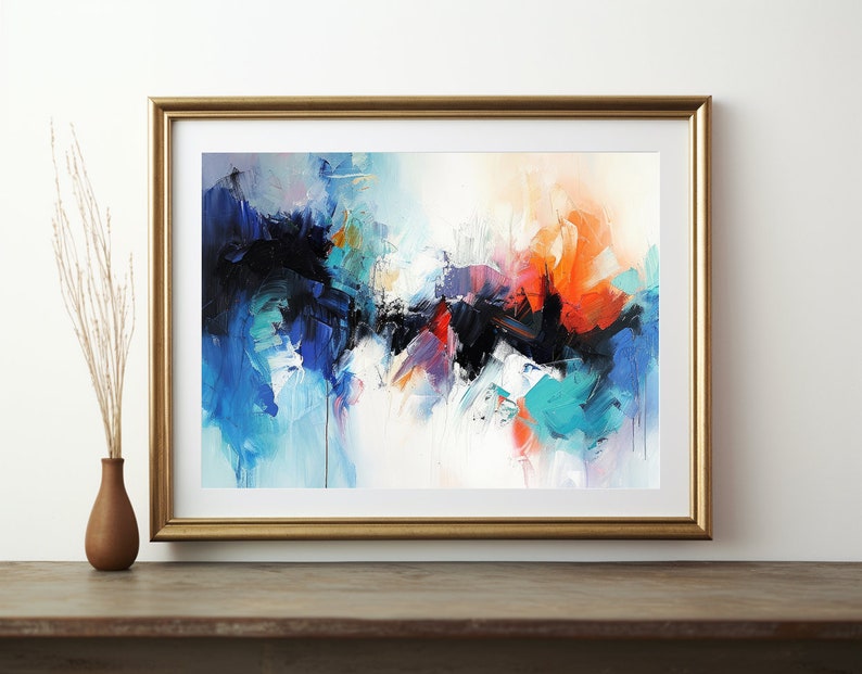 Abstract Modern Art Printable Digital Print Abstract Wall Decor ...