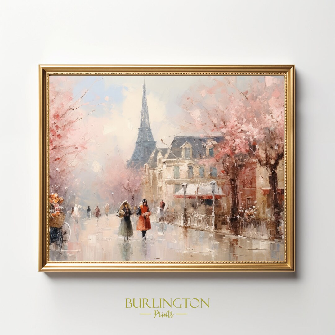 Paris in Spring Time Printable Digital Print Paris Landscape Print ...