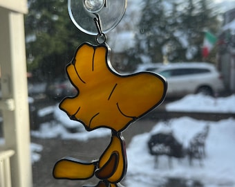 Stained Glass Wood stock Suncatcher