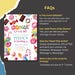 Sweet Party Invitation, EDITABLE Candy Land Party Invite, Sweets Candy ...