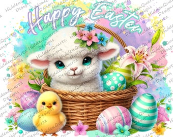 PNG dell'agnello di Pasqua, disegni di sublimazione di Pasqua, clip art dell'agnello, download digitale di Pasqua, grafica digitale dell'agnello di Pasqua primaverile