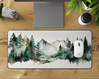 Deskmat Mockup Canva, Transparent PNG Mockup, Canva Gaming Desk Mat Mockup, Mockup for Custom Large Mousepad, Photoshop Compatible