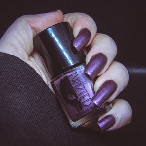 The Nightmare - Purple Pink Shimmer Custom Nail Polish Cruelty Free