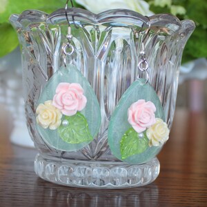 Floral earrings