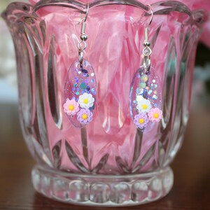 Floral earrings