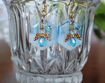 Angel earrings