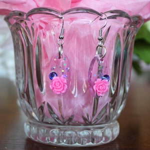 Floral earrings