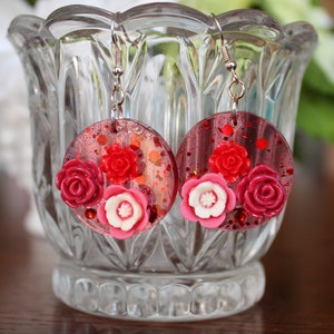 Floral earrings