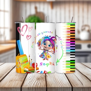 Enseignante Péférée: 20 oz Tasse für eine Prof Passionnée. La meilleure de all temps en francais