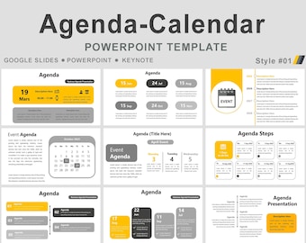 Agenda/Calendar, calendar powerpoint template, agenda template ppt, agenda slide template ppt, meeting agenda template ppt, calendar in ppt