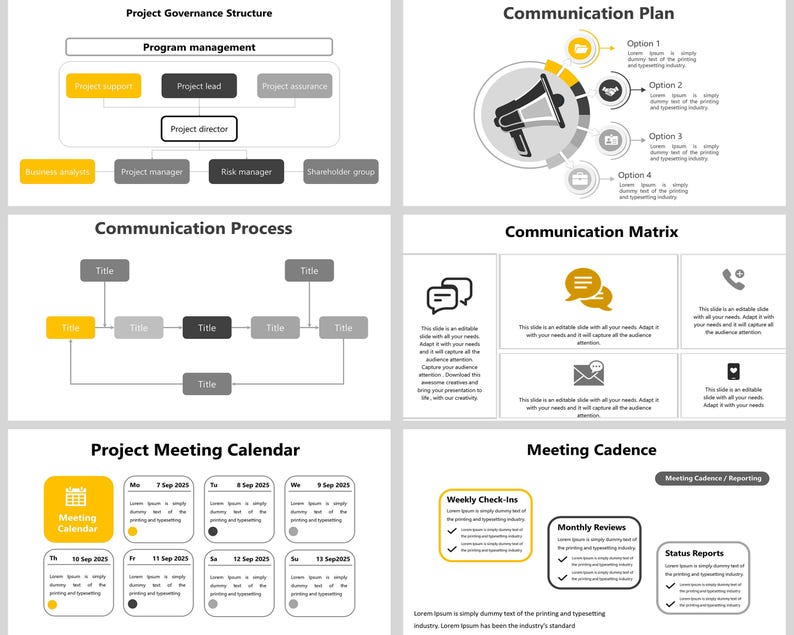 Project Kick Off Presentation Example Project Kickoff Presentation Template, Project Kickoff Template ...