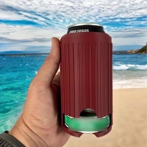 beer koozie with cigarette holder Koozie With Zyn Holder