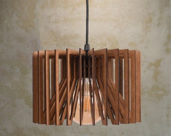 Scandinavian Pendant Light, Wooden Light Fixture, Farmhouse Ceiling Light, Rustic Chandelier, Modern Wooden Light, Bedroom Chandelier