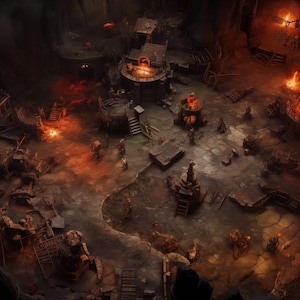 3 GEREVISEERDE "The Cradle" Battle Map Collection nu in glorieuze 4K hoge resolutie, perfect voor D&D, Dungeons and Dragons, 5e, Roll20
