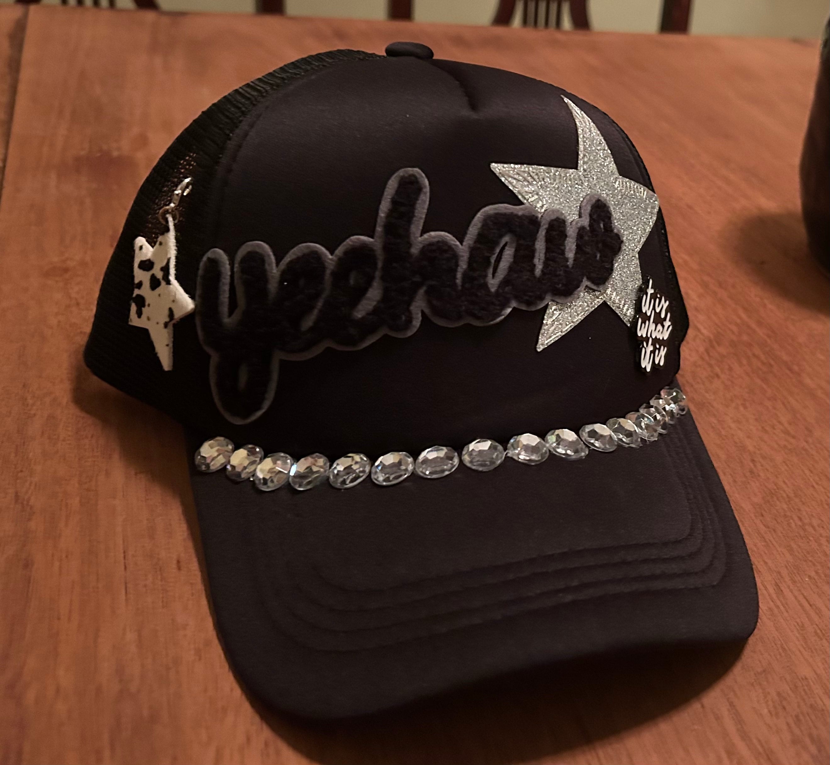 Yeehaw Trucker Hat - Navy main image 1