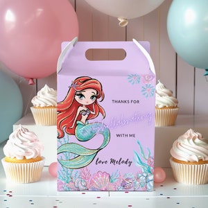 Personalised Themed Children&#39;s Party Box Gift Bag Favour