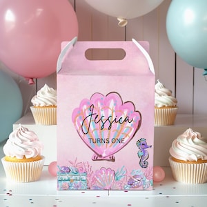 Personalised Themed Children&#39;s Party Box Gift Bag Favour