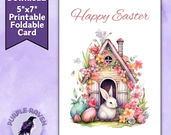 Frohe Ostern Karte, digitale Osterkarte