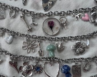 Diseñe su propia pulsera personalizada con dijes de plata | Diseña tu propia pulsera con dijes en plata