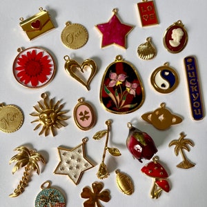 Custom Design Your Own Charm Necklace Gold Ontwerp Je Eigen Bedelketting Goud afbeelding 6