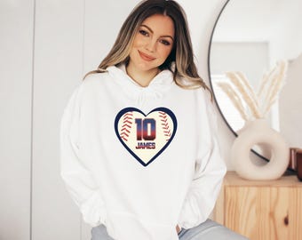 Baseball Mom Sweatshirt, Soft snd Cozy Hoodie for Baseball Lovers, Perfect Gift for travel base ball parents