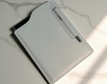 A5 Notizbuchhülle, nachfüllbare Leder Planerhülle, A5 Notizbuchhülle, handgemachtes A5 Lederbuch, Tagebuchhülle, Lederbuchhülle