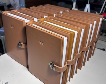 Raccoglitore organizer in pelle formato A5, copertina per taccuino ricaricabile, agenda ad anelli personalizzabile, cartella in pelle per diario, regalo aziendale