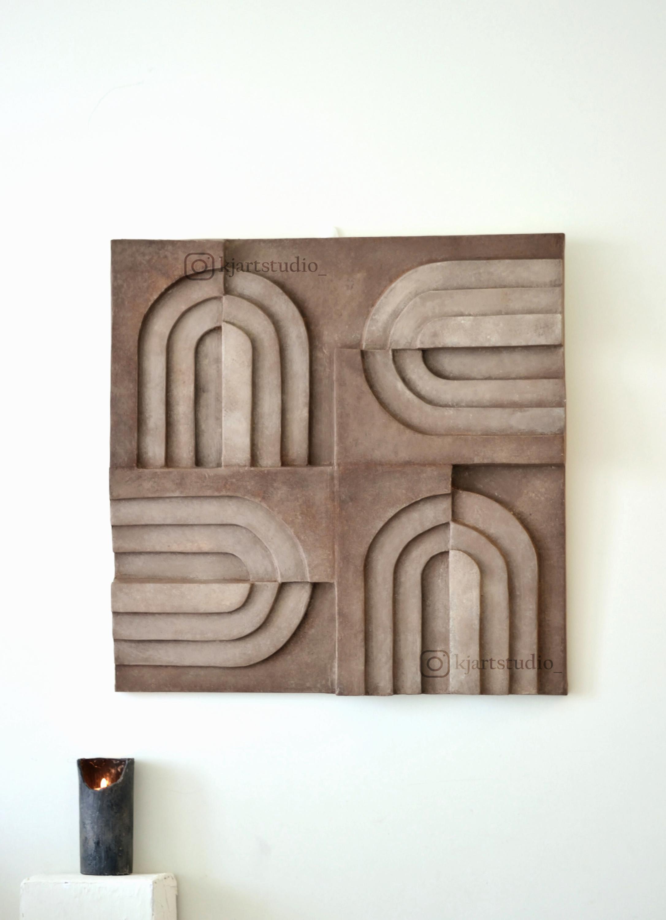 Picture of Texture Wall Art Textured Minimalist Canvas Art 3dart Wall Decor Home ...