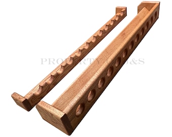 Fishing Rod Rack, Custom sizes colors and hardwoods, Fishing Rod Holder, Fishing Rod Storage