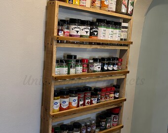 Rustic Farmhouse Style Spice Rack