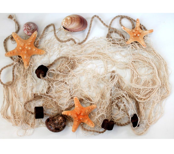 DEKO Fishing Net Beige 100 X 150 Cm With 4 Floats - Etsy DEKO Fishing Net Beige 100 X 150 Cm With 4 Floats - Etsy