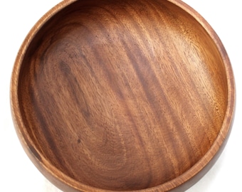 Schüssel aus Holz  Ø 20 cm, Höhe 7 cm, nachhaltig und fair, lebensmittelecht