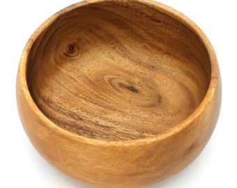 Cuenco de madera Ø 15 x 7 cm de madera de acacia Cuenco apto para alimentos de acacia