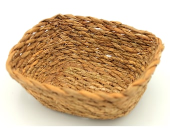 Seagrass basket 14 x 12 x 5 cm basket utensils storage